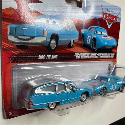 Buy Disney Pixar Cars 3, Mrs. The King & Strip Weathers 2-Pack, 1:55 ...