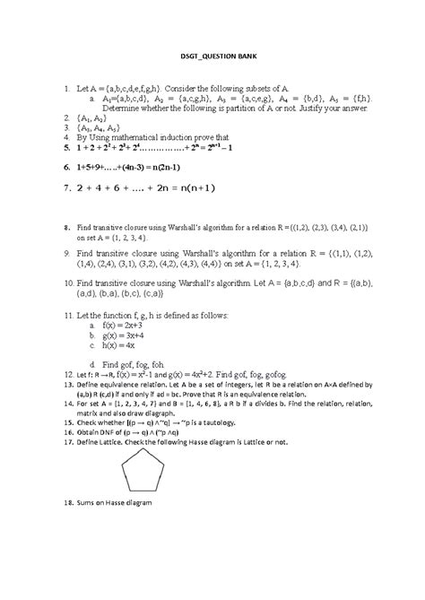 Question BANK 2024 25 - its very helpfull to after study - DSGT ...