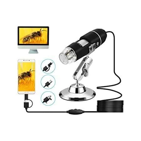 Buy Microware 3 in 1 USB Microscope HD 1920x1080P Digital Microscope ...