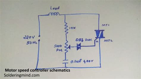 Image result for AC Speed Controller Using Triac