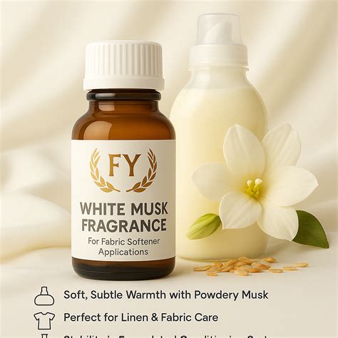 White Musk Fragrance For Fabric Softener| Soft, Clean Scent With Long ...