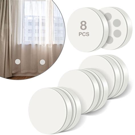 8 Packs Magnetic Shower Curtain Weights,Shower Curtain Weights Magnets ...
