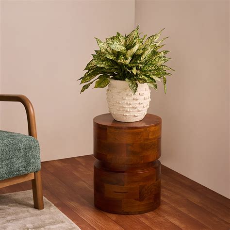 Buy Prairie Mango Wood Accent Table & Stool Online