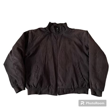 IZOD Suede Brown Jacket Size XL Please keep in... - Depop