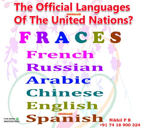 The Official Languages Of The United Nations?