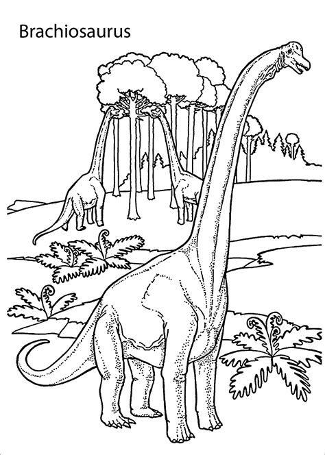 Brachiosaurus Coloring Pages
