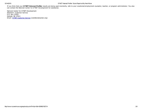 Interest Profiler - CEO | PDF