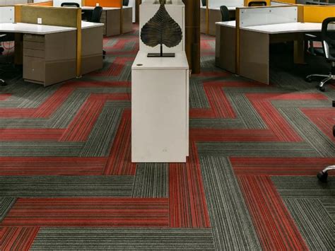 Red and Grey Carpet Tile - Carpet Tiles - Red & Grey - Office Carpet ...