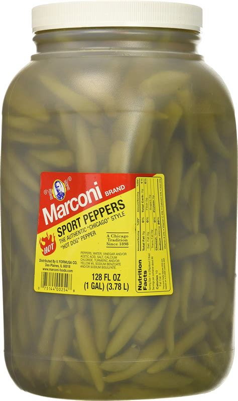 Amazon.com : VIENNA SPORT PEPPERS FOR CHICAGO DOGS 12 OZ : Vienna Beef ...