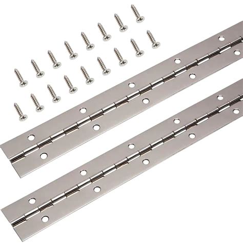 2PCS 20Inch Piano Hinge, Stainless Steel Continuous & Piano Hinges ...