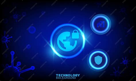 Image result for Virus Computer Blue Background