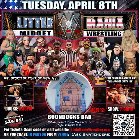 Lake Roosevelt, AZ - Midget Wrestling All * Stars @ Boondocks Bar "The ...