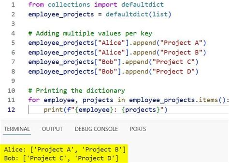 Python Multiple Values Dictionary Tutorial 的图像结果