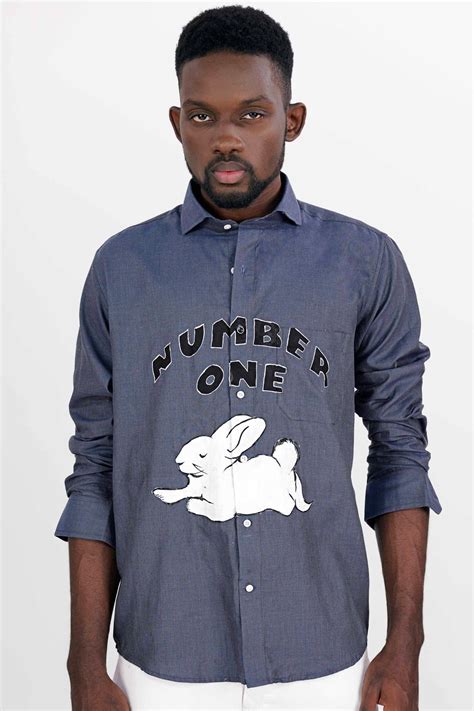 Fiord Blue and Black Funky Casual Textured Premium Cotton Shirt For Men