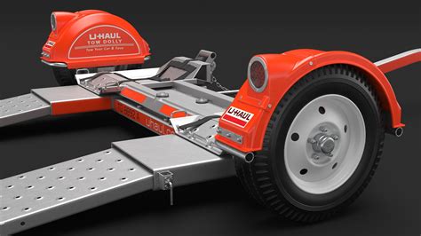 3D U-Haul Axle Tow Dolly model - TurboSquid 2051785