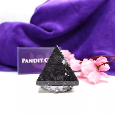Larvikite Crystal Pyramid - For Inner Strength - Pandit.com