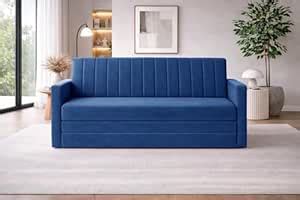 Rosebell Sofa-Cum-Bed | Foldable Three-in-One Convertible Couch with ...