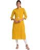 Buy Yellow Kurtas for Women by GLOBUS Online | Ajio.com