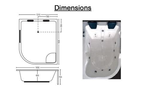Bath Tubs - H.P.B - 1002 Fully Loaded, Swimming Pool Design | Hydro Plus