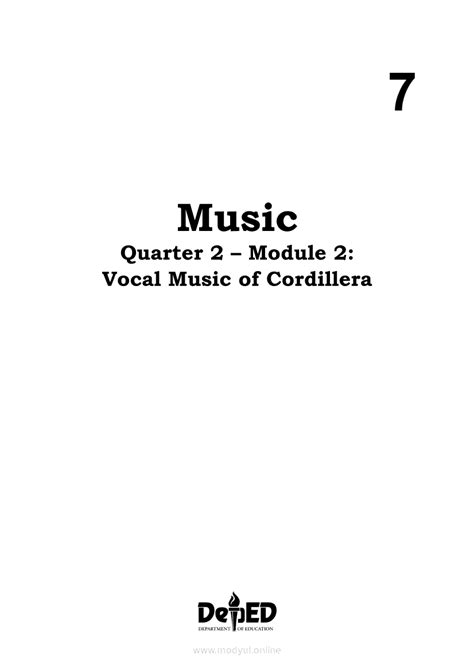 Image result for Music Grade 7 Quarter 2 Module 2 Answer Key