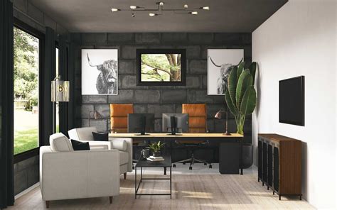 Mid Century Modern Zoom Background - Kaley Furniture