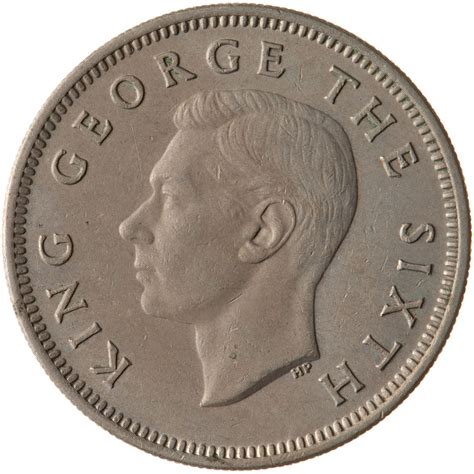 Shilling 1951, Coin from New Zealand - Online Coin Club