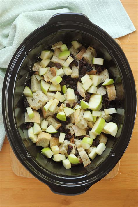 Slow Cooker Bread Pudding - One Sweet Appetite