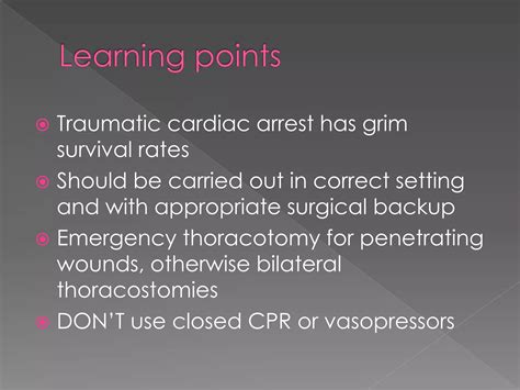 Traumatic arrest | PPTX