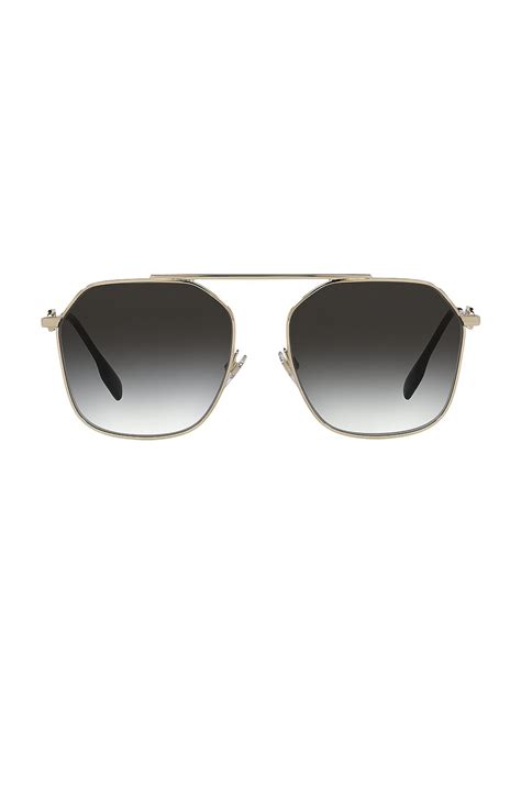 Burberry B. Monogram in Light Gold & Grey Gradient | REVOLVE