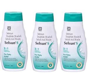 Selsun-S 2-in-1 Anti-Dandruff Shampoo + Conditioner 120ml (Pack of 3 ...