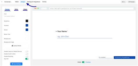 How to Design a Conversational Form - Fluent Forms