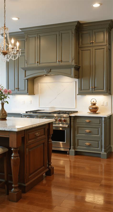 Olive Green Kitchen Cabinets: Transform Your Space With Nature's Most ...