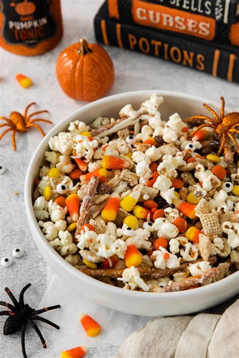 Easy, Halloween Snack Mix - Meaningful Eats