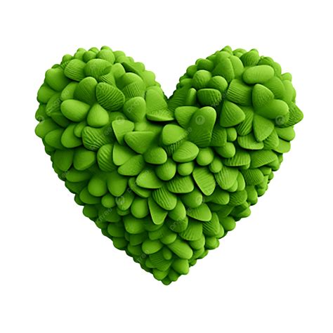 Green Heart Emoji Green Heart Emoji, White Background, 3d, Clipart PNG