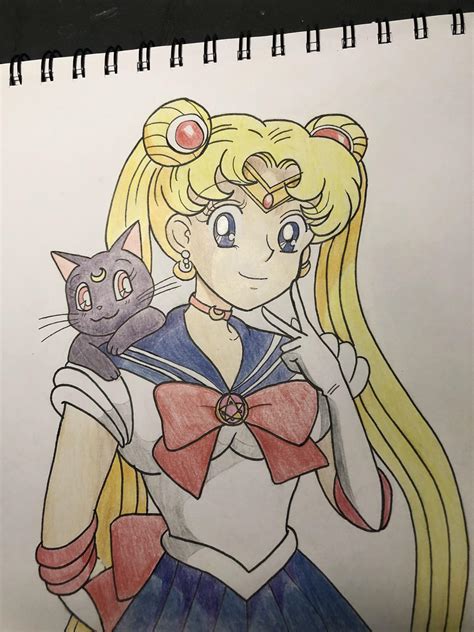 Quick Sailor Moon drawing : r/sailormoon