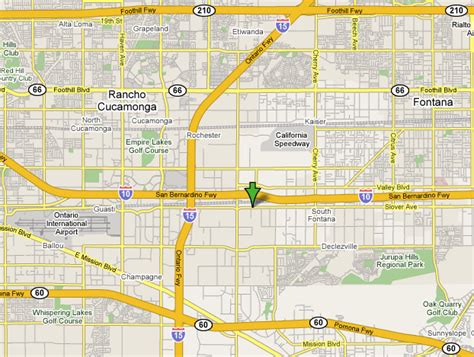 Fountain Valley California Map - United States