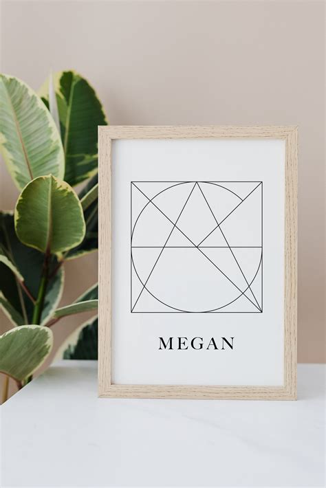 Megan Name Art