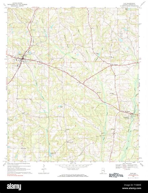 Clio alabama map hi-res stock photography and images - Alamy