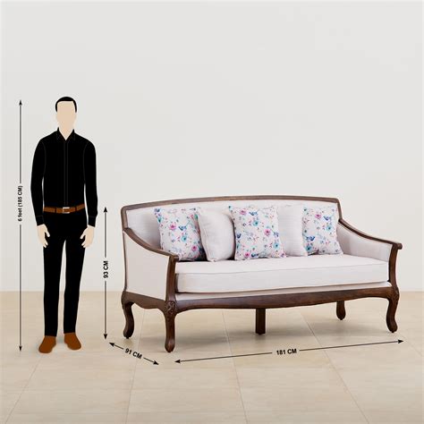 Buy Victoria Fabric 3+2 Seater Sofa Set - Brown from Home Centre at ...