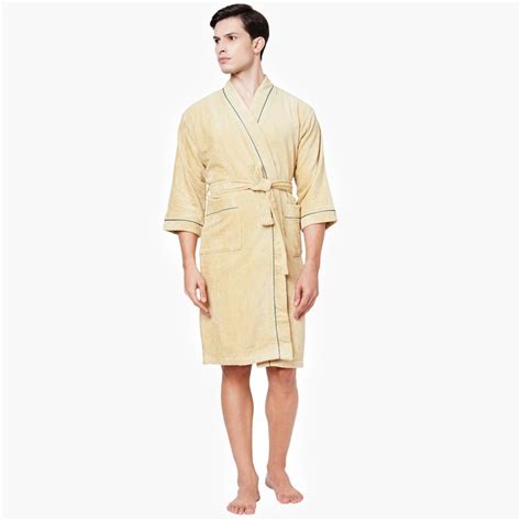 Buy SPACES Exotica Cotton Adult Bath Robe - L from Spaces at just INR ...