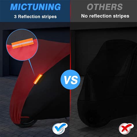 Buy MICTUNING Waterproof Motorcycle Motorbike Cover with Lock-Holes ...