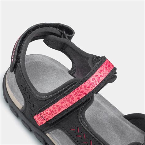Women's hiking sandals - NH500 leather QUECHUA | Decathlon