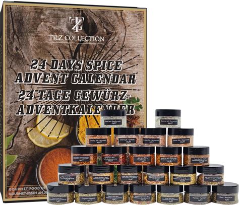 Amazon.com: Herbs And Spices Advent Calendar 2021-24 Mini Spice Jars ...