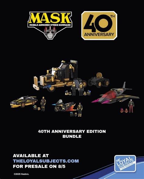MASK 40th Anniversary Wave 1 Loyal Subjects Preorder - Toy Habits