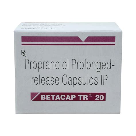Betacap TR 20 Capsule: Uses, Side Effects, Price, Dosage & More Info ...