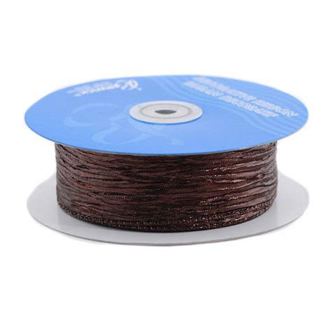 Berwick Ransom Craft Ribbon, 1-1/2-Inch by 25-Yard Spool, Chocolate ...