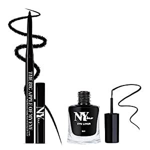 Buy NY Bae Eye Makeup Kit | Black Liquid Eyeliner (6 ml) & Black Kajal ...