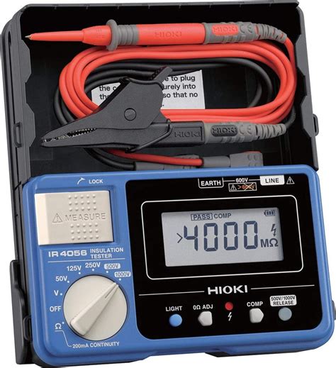 Hioki Digital Insulation Tester Megger Analog Insulation Tester 1000V ...