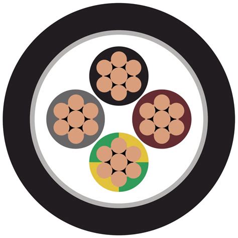 0.6/1kV, Armoured Cable, XLPE Insulated, PVC Sheathed, Metal Clad Cable