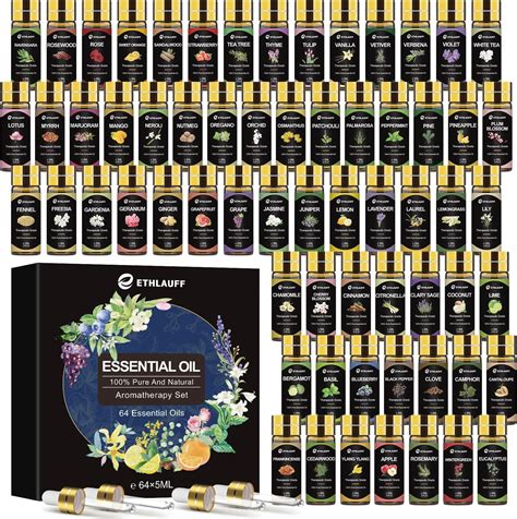 Amazon.com: Essential Oil Set 64 Pack -Aromatherapy Essential Oils Kit ...